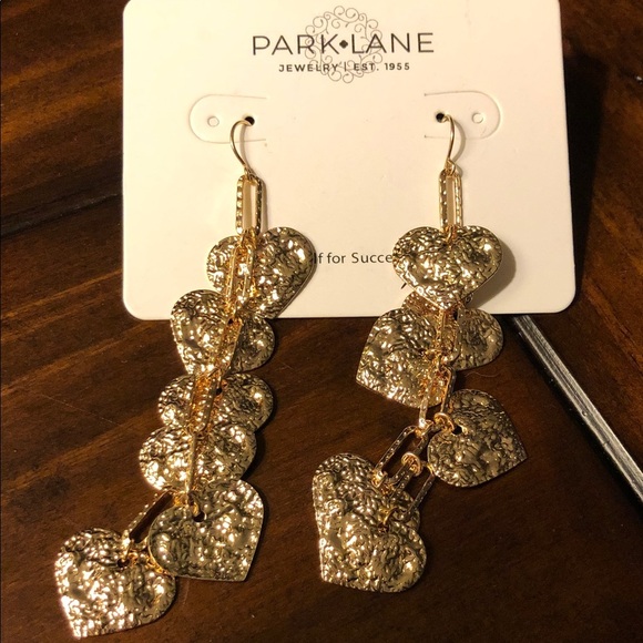 FINAL PRICE !Park Lane Crush Heart Dangle Drop Earrings - Picture 6 of 6